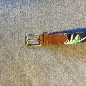 Argento Vivo Brown and Patterned Women's Belt